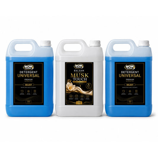 Pachet 2x Detergent Universal Select + 1x Balsam de rufe Musk Touch