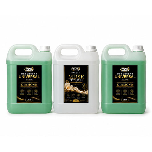 Pachet 2x Detergent Universal Diamond + 1x Balsam de rufe Musk Touch