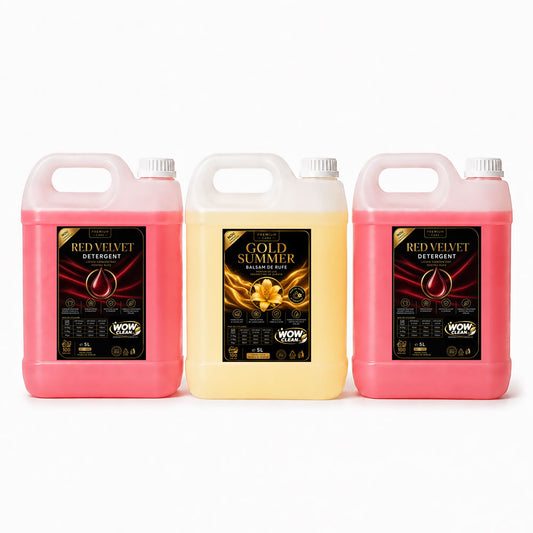 Pachet 2x Detergent Universal Red Velvet + 1x Balsam de rufe Gold Summer