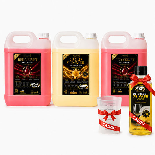 Pachet 2x Detergent Universal Red Velvet + 1x Balsam de rufe Gold Summer
